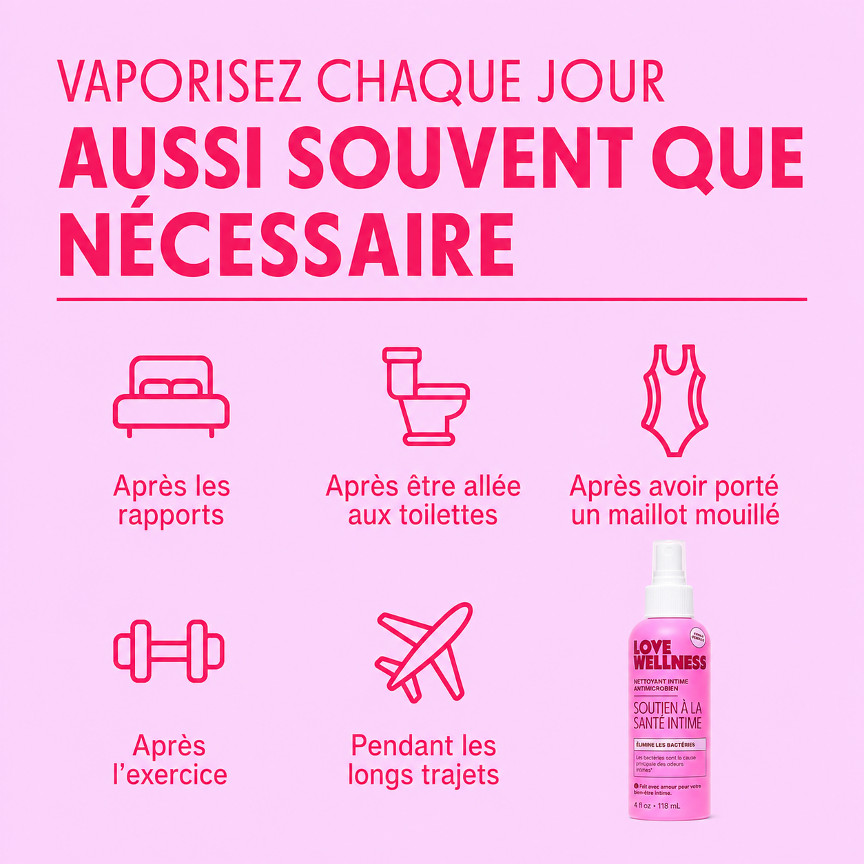 Soutien de la peau intime