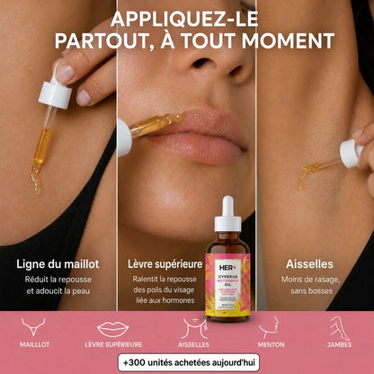 Rasez-vous 3× moins souvent — sans laser, sans rendez-vous.